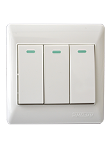 مفتاح دريكسون ثلاثي ديكور لمبة 3*3 أبيض-صن يو6 أبيض