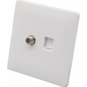 فيش تليفون + دش 3*3 أبيض - صن يو7 أبيض