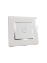 مفتاح جرس ديكور 3*3 أبيض-صن يو2 أبيض