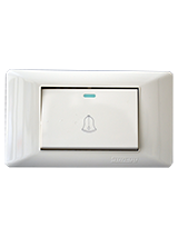 مفتاح جرس ديكور لمبة 4*2 أبيض-صن يو6 ماجيك أبيض