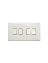 مفتاح رباعي 14*7 أبيض-صن يو2 أبيض