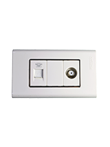 فيش تليفون + دش 4*2 أبيض-صن يو3 أبيض