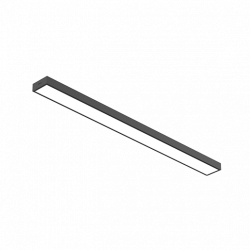 إضاءة خطية U2 LED 26W أبيض دافئ أسود - 1200mm