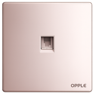 فيش تليفون لون ذهبي من Opple