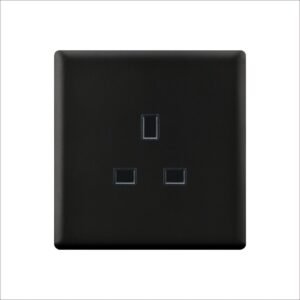 فيش 13 أمبير عادي 3*3 أسود - اس في ال أسود