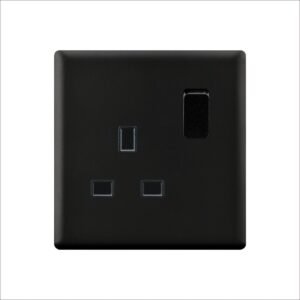 فيش 13 أمبير بمفتاح 3*3 أسود - اس في ال أسود