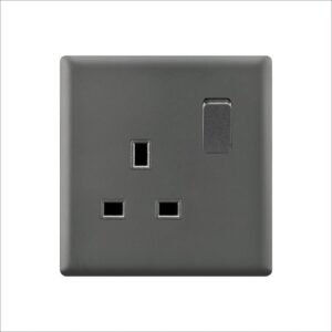 فيش 13 أمبير بمفتاح 3*3 أبيض - اس في ال أبيض