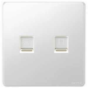 فيش تليفون + كمبيوتر أبيض من Opple