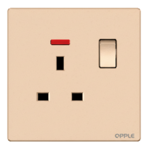 فيش مفرد 13 أمبير ذهبي