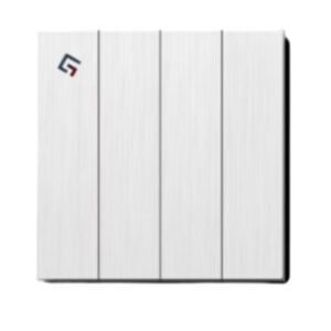 مفتاح رباعي 3*3 أبيض - صن يو7 أبيض