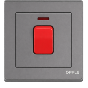 مفتاح سخان ماء 20 أمبير رمادي