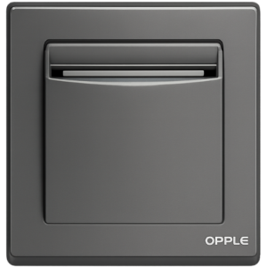 مفتاح كارت فندقي 20 أمبير رمادي