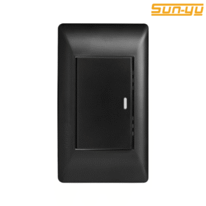 مفتاح مفرد ديكور لمبة 2*أسود-صن يو6 أسود