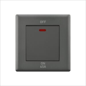 مفتاح مكيف عريض 45 أمبير مفرد 3*3 أبيض - اس في ال أبيض